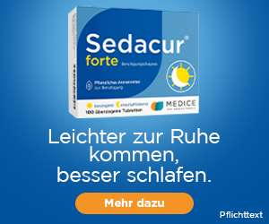 Hier sehen Sie Sedacur das Arzneimittel mit Hopfen, Melisse und Baldrian bei Schlafstörungen